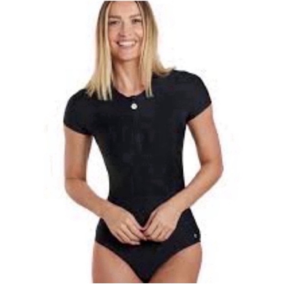 Next Black One Piece Swimsuit Sleek Design - Picture 1 of 16